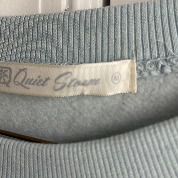 🏄♀️ Quiet Storm Surf Shop Cropped Sweatshirt Size Med - Picture 3 of 10